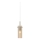 Markslöjd 109015 - Suspension sur câble TIBIA 1xE14/40W/230V beige fumé/laiton