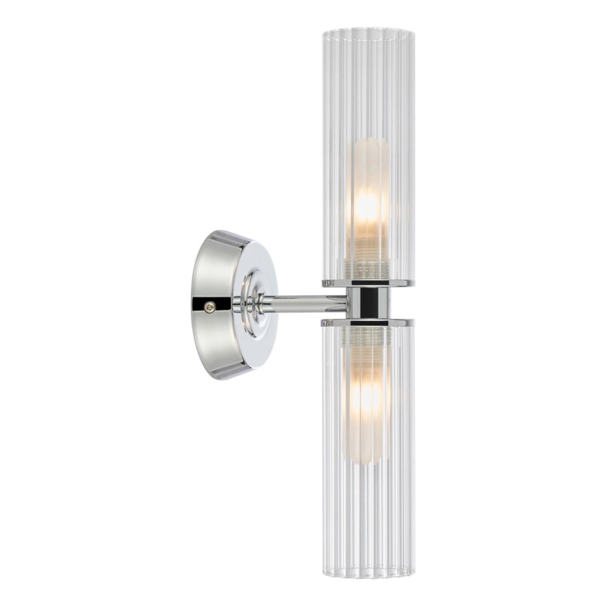 Markslöjd 109027 - Applique murale pour salle de bains RIMINI 2xG9/20W/230V IP44 chrome brillant