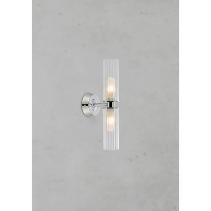Markslöjd 109027 - Applique murale pour salle de bains RIMINI 2xG9/20W/230V IP44 chrome brillant