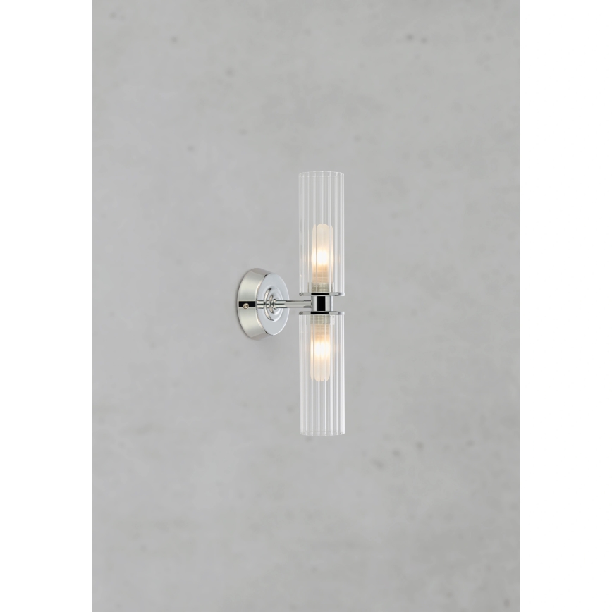 Markslöjd 109027 - Applique murale pour salle de bains RIMINI 2xG9/20W/230V IP44 chrome brillant