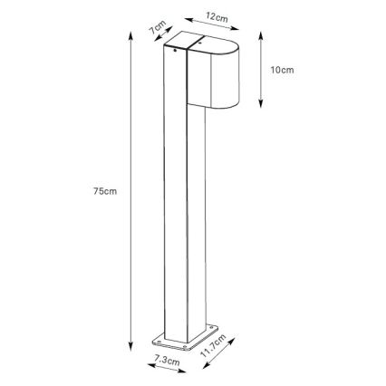 Markslöjd 109114 - Lampe d'extérieur LED dimmable ALOR LED/4,9W/230V IP65 marron
