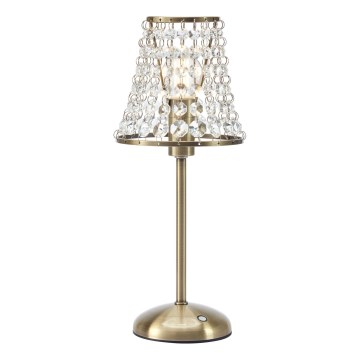 Markslöjd 109125 - Lampe de table LED tactile dimmable rechargeable LIORA 1xE14/2W/2000 mAh en laiton