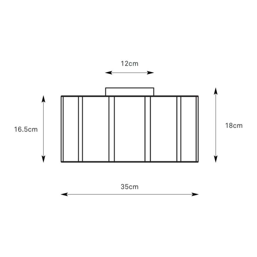 Markslöjd 109134 - Plafonnier OLEA 2xE27/11W/230V Ø 35 cm uniquement