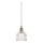Markslöjd 109136 - Suspension sur câble GOTA, 1xE14/40W/230V, Ø 13 cm, laiton/verre transparent