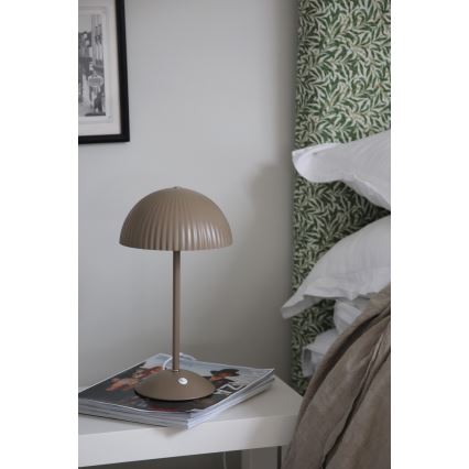 Markslöjd 109141 - Lampe de table ZIN 2xG9/20W/230V beige