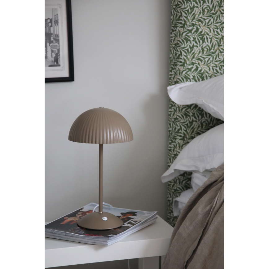 Markslöjd 109141 - Lampe de table ZIN 2xG9/20W/230V beige