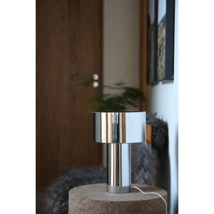 Markslöjd 109144 - Lampe de table CORIN 1xE27/60W/230V chrome brillant