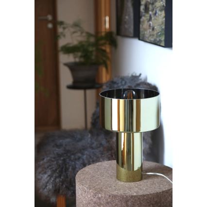 Markslöjd 109145 - Lampe de table CORIN 1xE27/60W/230V dorée