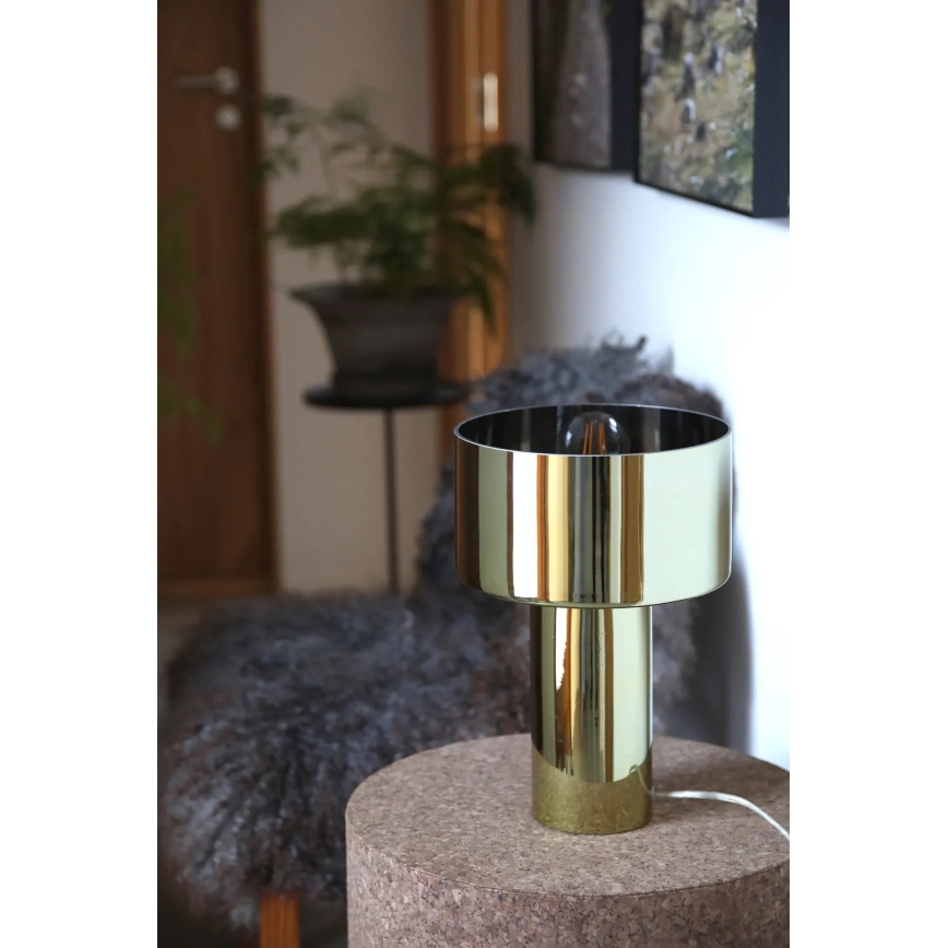 Markslöjd 109145 - Lampe de table CORIN 1xE27/60W/230V dorée