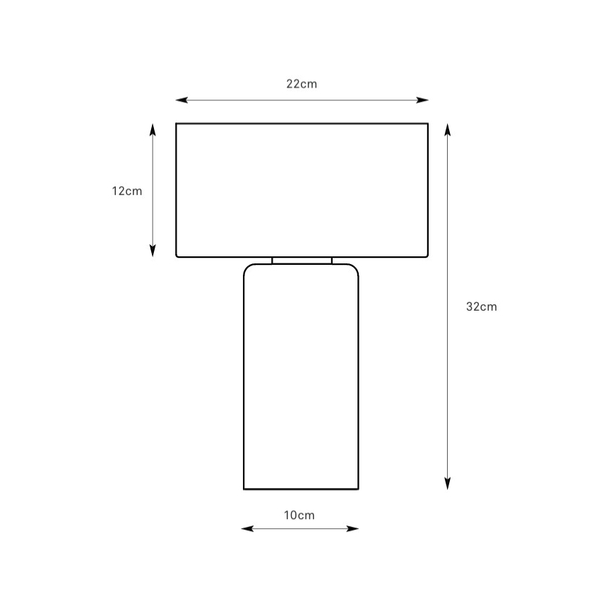 Markslöjd 109145 - Lampe de table CORIN 1xE27/60W/230V dorée