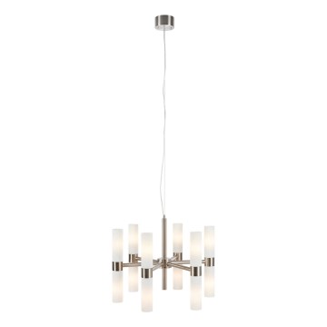 Markslöjd 109154 - Suspension sur câbles ELARA 12xE14/40W/230V, chrome mat