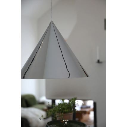 Markslöjd 109163 - Suspension sur câble TIP 1xE27/60W/230V Ø 37,5 cm chrome brillant
