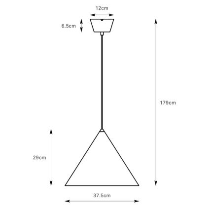 Markslöjd 109163 - Suspension sur câble TIP 1xE27/60W/230V Ø 37,5 cm chrome brillant