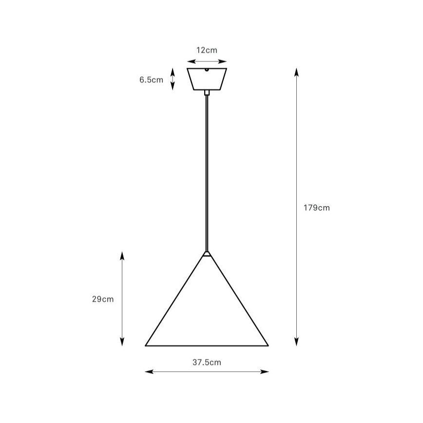 Markslöjd 109163 - Suspension sur câble TIP 1xE27/60W/230V Ø 37,5 cm chrome brillant