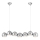 Markslöjd 109168 - Suspension sur câble CUPOLO 7xE14/40W/230V chrome brillant