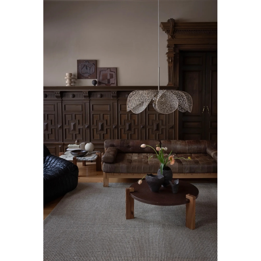 Markslöjd 109170 - Suspension sur câble STYRKA 1xE27/40W/230V Ø 75 cm beige