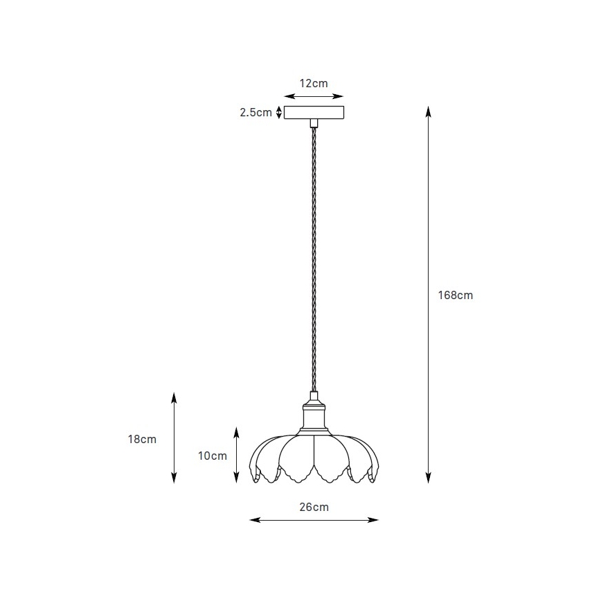 Markslöjd 109178 - Suspension sur câble KURAGE 1xE27/40W/230V laiton/rose fumé