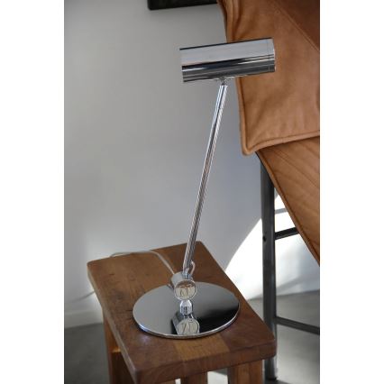 Markslöjd 109184 - Lampe de table LED à intensité variable ARLO LED/4,9W/230V, chrome brillant