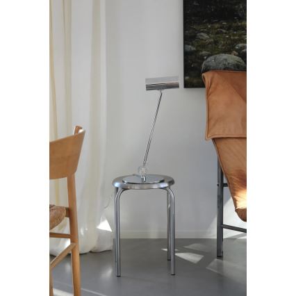 Markslöjd 109184 - Lampe de table LED à intensité variable ARLO LED/4,9W/230V, chrome brillant