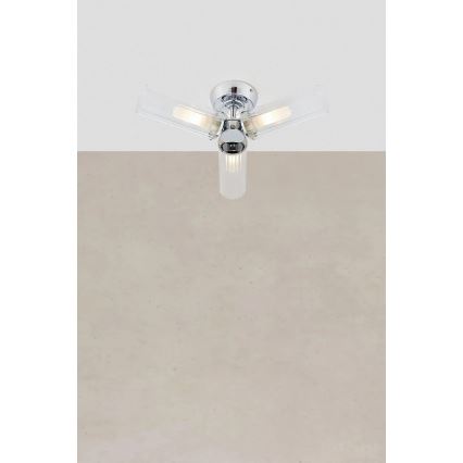 Markslöjd 109237 - Plafonnier de salle de bains à montage en surface RIMINI 3xG9/20W/230V IP44 chromé brillant