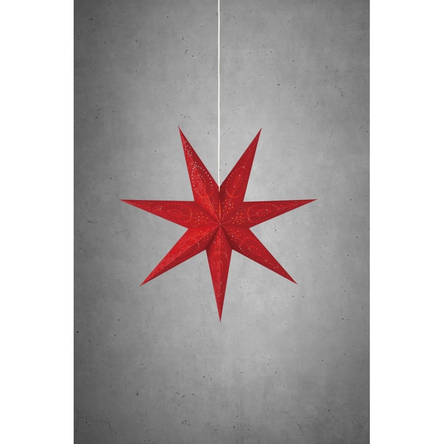 Markslöjd 700120 - Décoration de Noël ARATORP 1x E14/25W/230V Ø 75 cm rouge