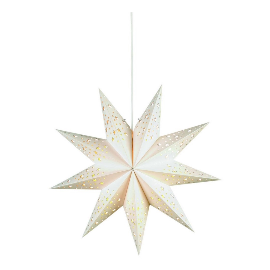 Markslöjd 700319 - Décoration de Noël SOLVALLA 1xE14/25W/230V blanc 45 cm