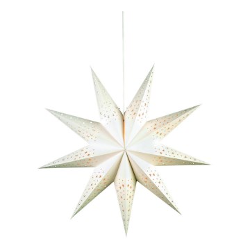 Markslöjd 700320 - Décoration de Noël SOLVALLA 1xE14/25W/230V blanc 75 cm