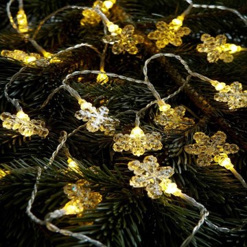 Markslöjd 702937 - Guirlande LED de Noël BJÄLLRA 20xLED/3xAA 2,2m blanc chaud