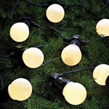 Markslöjd 703180 - Guirlande d'extérieur de Noël LED DAKKE 10xLED 7,5m IP44 blanc chaud