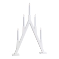 Markslöjd 703835 - Bougeoir de Noël BJURFORS 5xE10/3W/230V pin/blanc
