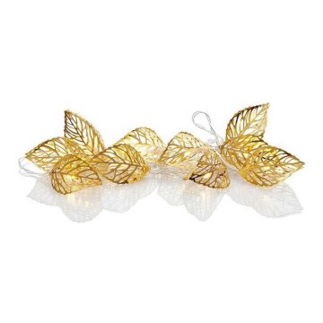 Markslöjd 703859 - Guirlande décorative LEAF LED/3xAA 1,85 m blanc chaud