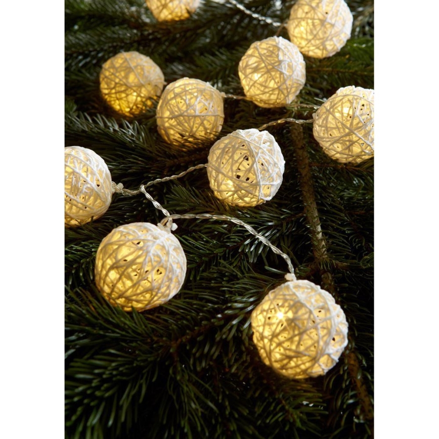 Markslöjd 703901 - Décoration de Noël SIA LED/0,06W/3xAA 150cm