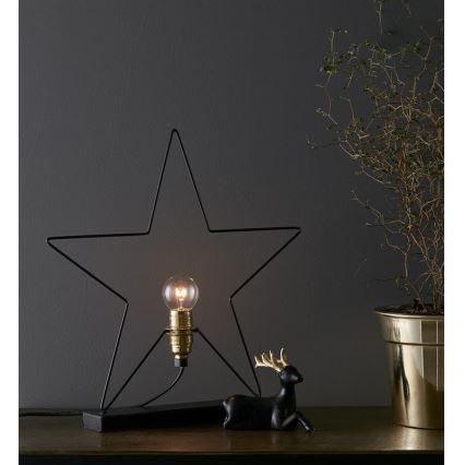 Markslöjd 703935 - Décoration de Noël RAPP 1xE14/25W/230V noir