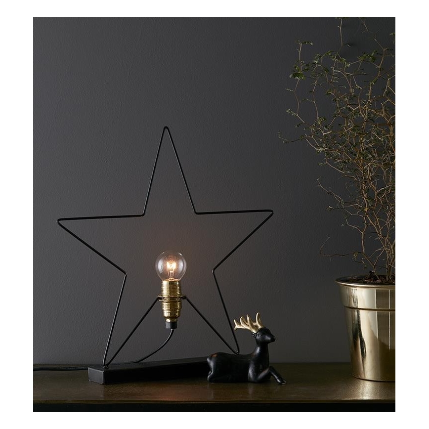 Markslöjd 703935 - Décoration de Noël RAPP 1xE14/25W/230V noir