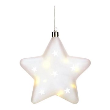 Markslöjd 704489 - Décoration de Noël LISETTE 10xLED/0,3W/3xAA étoile