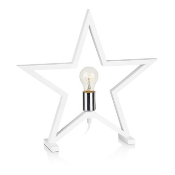 Markslöjd 704550 - Lampe de table de Noël MARTA 1xE27/40W/230V blanc
