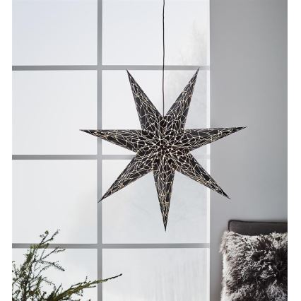 Markslöjd 704877 - Décoration de Noël KARLA 1xE14/25W/230V noir 75 cm