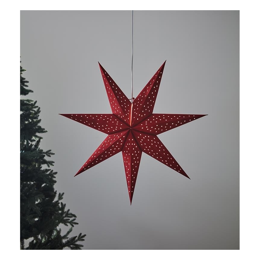 Markslöjd 704902 - Décoration de Noël CLARA 1xE14/6W/230V 75 cm rouge