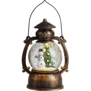 Markslöjd 705053 - décoration de Noël à LED LOTHAR LED/0,15W/3xAA lanterne bronze