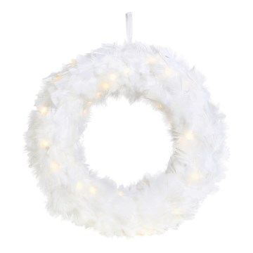 Markslöjd 705290 - Couronne de Noël FEATHER LED/1,2W/3xAA d. 35 cm