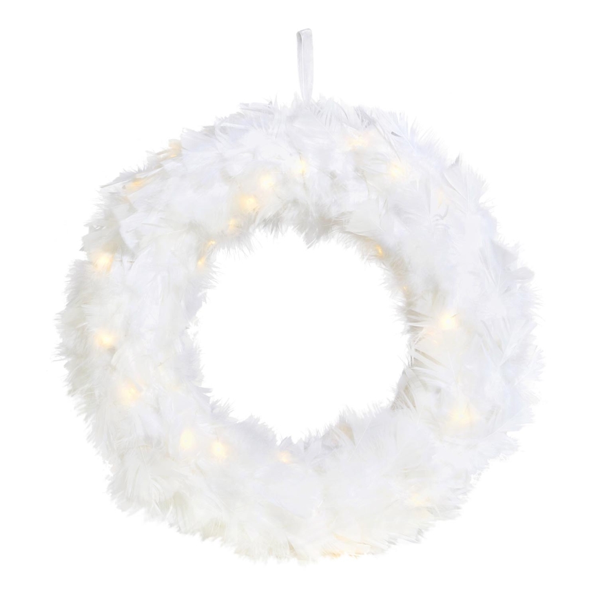 Markslöjd 705290 - Couronne de Noël FEATHER LED/1,2W/3xAA d. 35 cm
