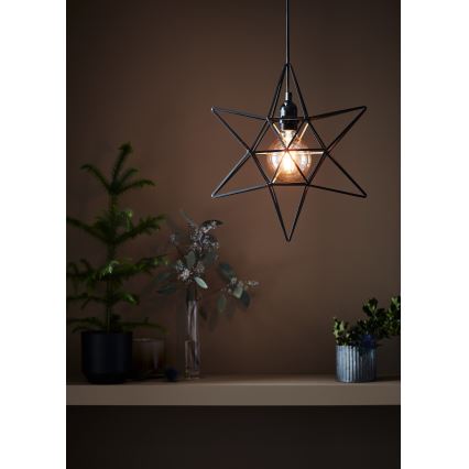 Markslöjd 705299 - Décoration de Noël CONTOUR 1xE27/40W/230V noir