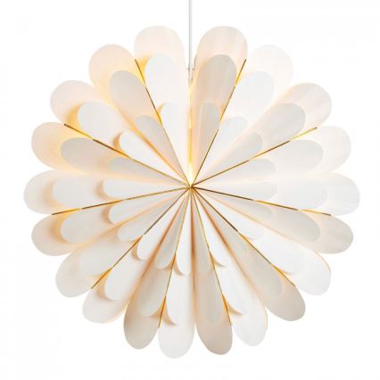 Markslöjd 705309 - Décoration de noël MARIGOLD 1xE14/25W/230V d. 60 cm blanc