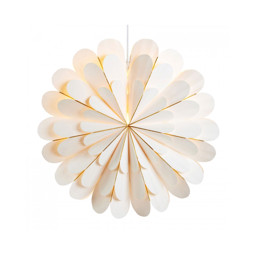 Markslöjd 705309 - Décoration de noël MARIGOLD 1xE14/25W/230V d. 60 cm blanc