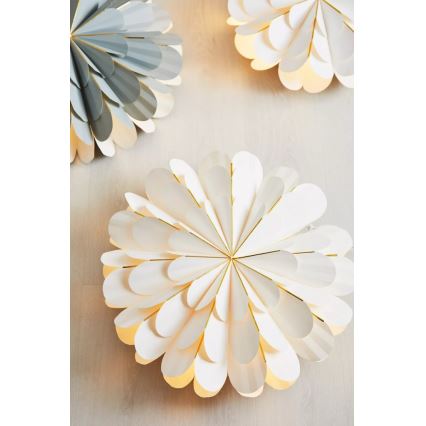 Markslöjd 705309 - Décoration de noël MARIGOLD 1xE14/25W/230V d. 60 cm blanc