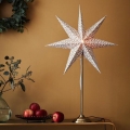 Markslöjd 705310 - Décoration de Noël BAROQUE 1xE14/25W/230V 65 cm blanc/chrome mat