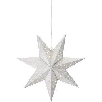 Markslöjd 705612 - BLANK Décoration de Noël LED, 0,2 W, 3x AA, Ø 45 cm, argentée