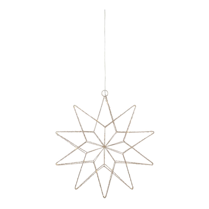 Markslöjd 705751 - Décoration de Noël LED GLEAM LED/0,6W/3xAA doré