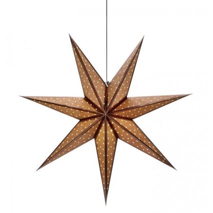 Markslöjd 705792 - Décoration de noël GLITTER 1xE14/25W/230V d. 75 cm bronze