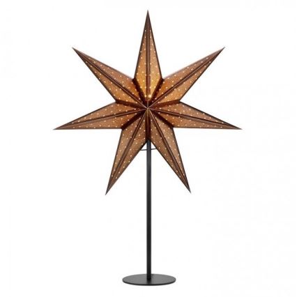 Markslöjd 705796 - Décoration de noël GLITTER 1xE14/25W/230V 65 cm bronze/noir